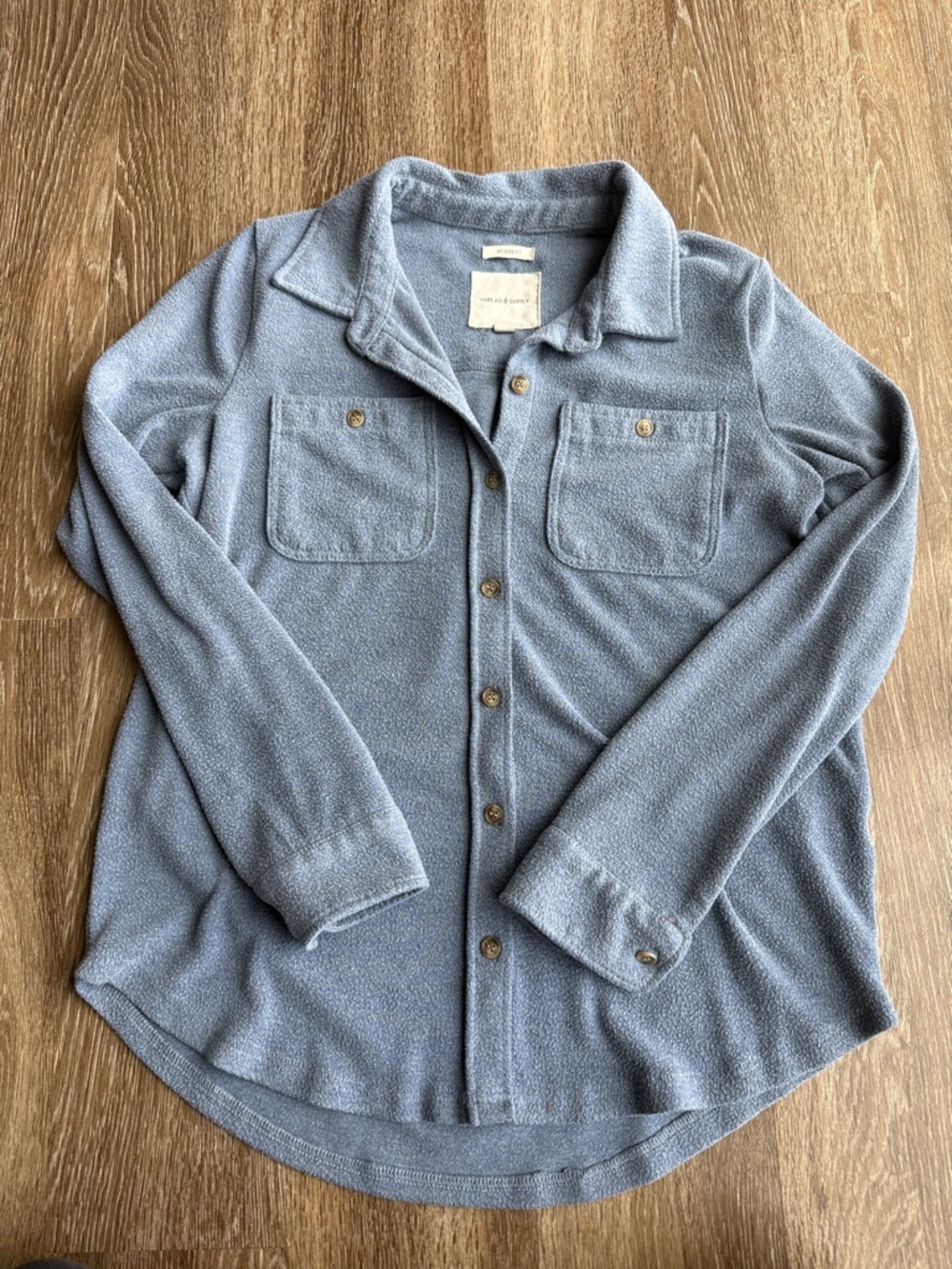 Thread & Supply Fleece Button-Up Shirt Jacket